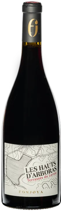 Fonjoya Les Hauts d'Arboras, Rouge, 2017, Terrasses du Larzac. Image de la bouteille