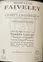 THIERRY FAIVELEY Domaine Faiveley, Vieilles Vignes, Tinto, 2017, Gevrey-Chambertin. Contraetiqueta