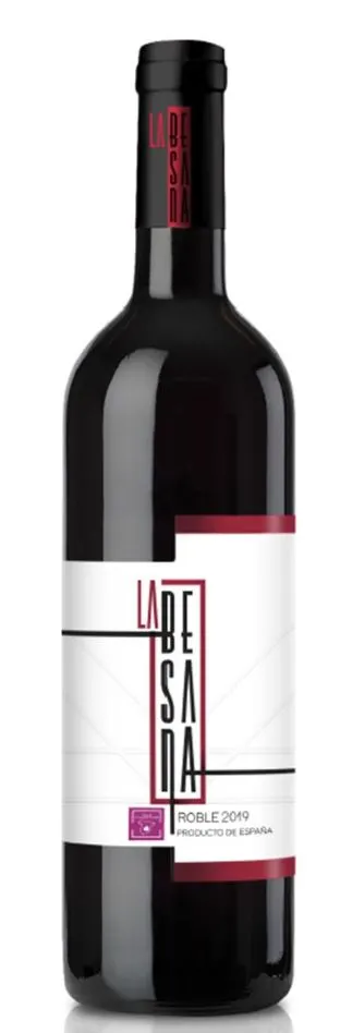 BODEGAS OLMEDILLA SOCIEDAD LIMITADA. La Besana, La Besana Roble, Rot, NV, Castilla. Flaschenabbildung