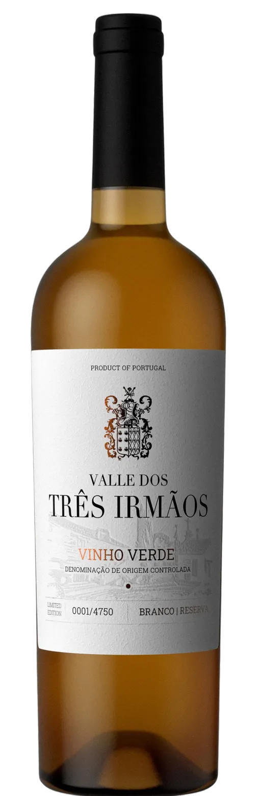 Valle dos Tres Irmaos, White, 2022, Vinho Verde. Bottle image