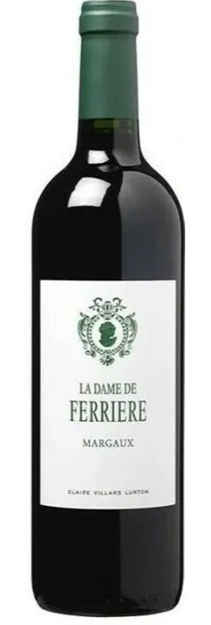 Château Ferrière LA DAME DE FERRIERE, Tinto, 2016, Margaux. Imagen de botella