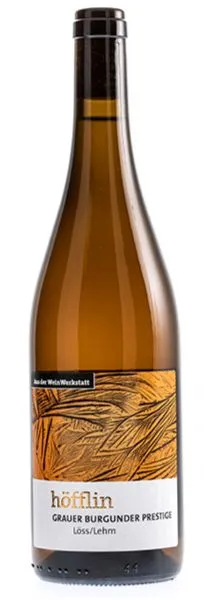 Weingut Höfflin, Grauer Burgunder Prestige, Weiß, 2018, Badischer Landwein. Flaschenabbildung