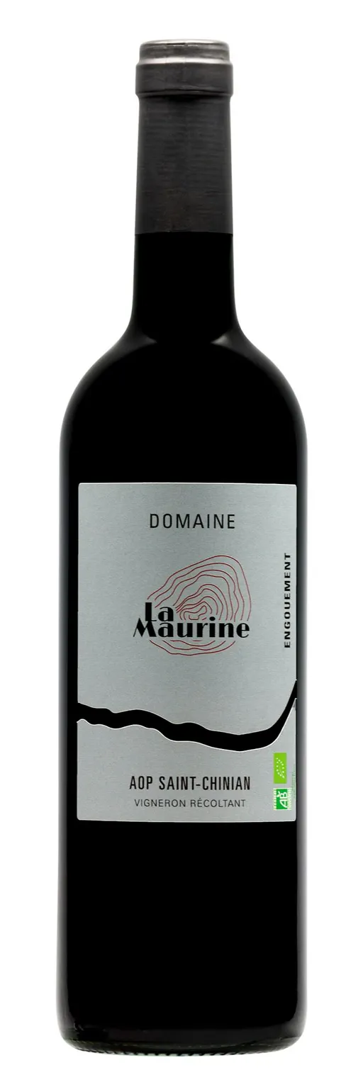 LES TREIZE VENTS Domaine La Maurine, Engouement, Red, 2022, Saint-Chinian. Bottle image