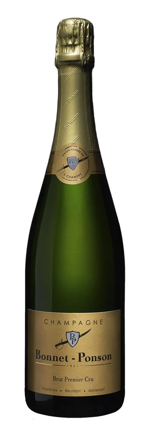 Champagne Bonnet-Ponson, Blanc, NV, Champagne premier cru. Image de la bouteille