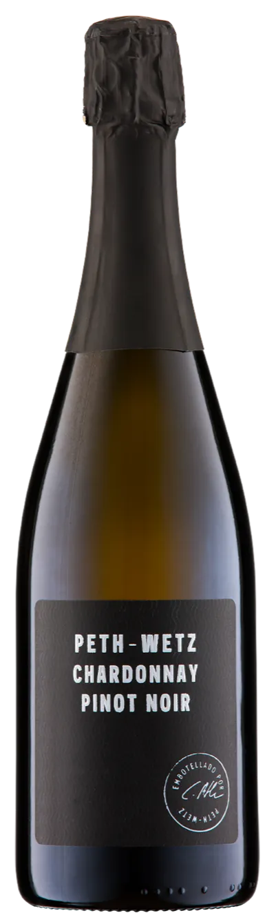 Peth-Wetz, Chardonnay & Pinot Noir Sekt, Blanco, 2016. Imagen de botella