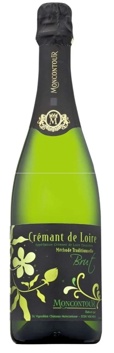 CHATEAU MONCONTOUR (VOUVRAY) CHATEAU MONCONTOUR, Blanc, NV, Crémant de Loire. Image de la bouteille
