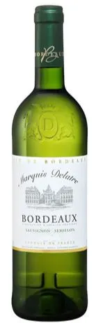 Marquis Delatre, White, 2020, Bordeaux. Bottle image