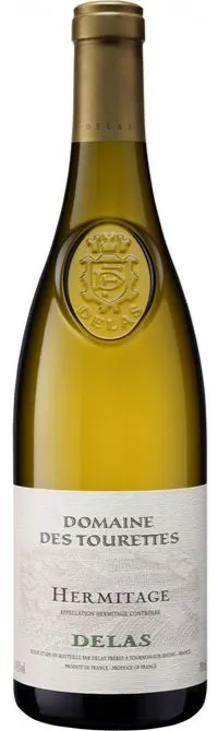 Delas Frères Domaine Des Tourettes, Blanc, 2020, Hermitage ou Ermitage ou l'Hermitage ou l'Ermitage. Image de la bouteille