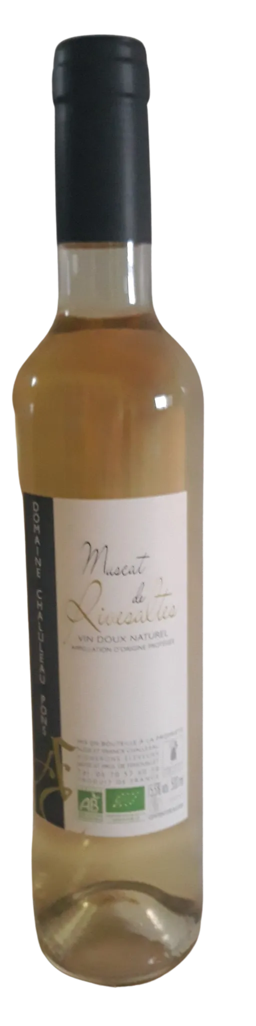 GAEC CHALULEAU-PONS Domaine Chaluleau Pons, Blanco, 2018, Muscat de Rivesaltes. Imagen de botella