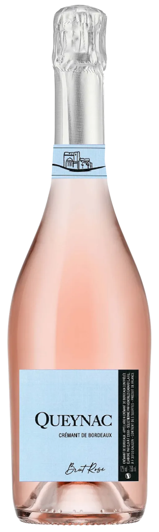 VIGNOBLES GABARD EARL CHÂTEAU LA CROIX DE QUEYNAC, Rosé, NV, Crémant de Bordeaux. Bottle image