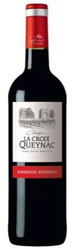 VIGNOBLES GABARD Château La Croix De Queynac, Fruité, Rot, 2019, Bordeaux supérieur. Flaschenabbildung