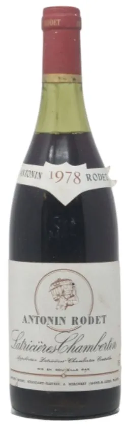 BENOIT LAFONT - LES PETITS FILS DE BENOIT LAFONT Antonin Rodet, Red, 1978, Latricières-Chambertin. Bottle image