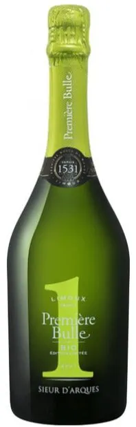 Sieur d'Arques La Première Bulle, White, NV, Crémant de Limoux. Bottle image