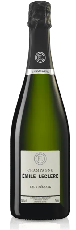 SCEA CHAMPAGNE EMILE LECLERE Champagne Émile Leclère, RESERVE, White, NV, Champagne. Bottle image