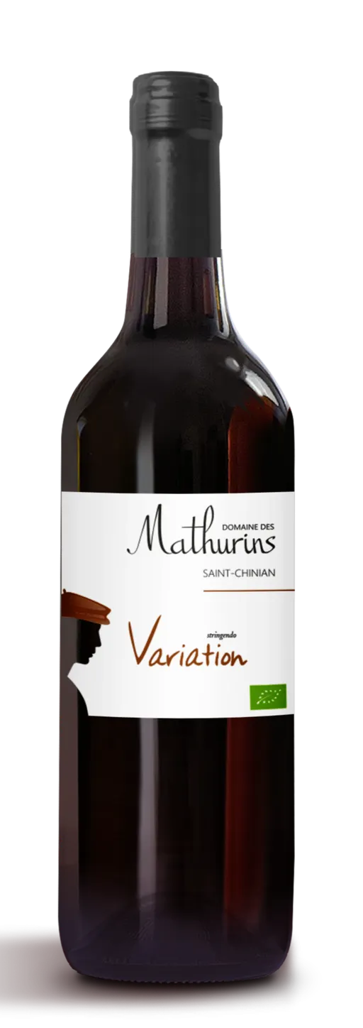 DOMAINE DES MATHURINS Variation, Red, 2018, Saint-Chinian. Bottle image