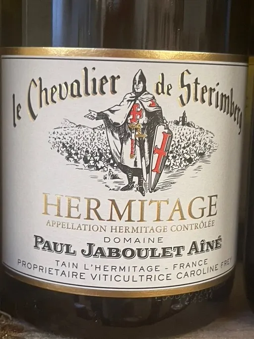Paul Jaboulet Aîné Le Chevalier de Sterimberg, White, 2020, Hermitage ou Ermitage ou l'Hermitage ou l'Ermitage. Front label
