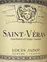 SOC CIV DOMAINE HERITIERS LOUIS JADOT Louis Jadot, White, 2019, Saint-Véran. Front label