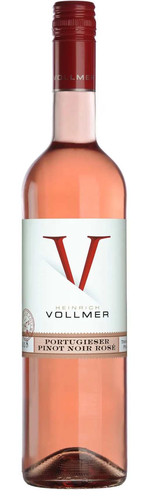 Weingut Heinrich Vollmer GmbH & Co. KG V HEINRICH VOLLMER, Portugieser Pinot Noir, Rosé, 2022, Pfalz. Bottle image