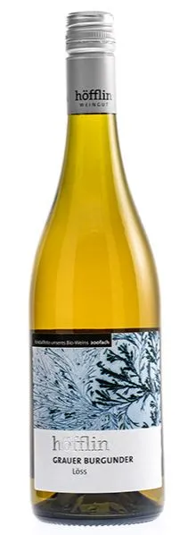 Weingut Höfflin, Grauer Burgunder Löss, Blanco, 2019, Badischer Landwein. Imagen de botella