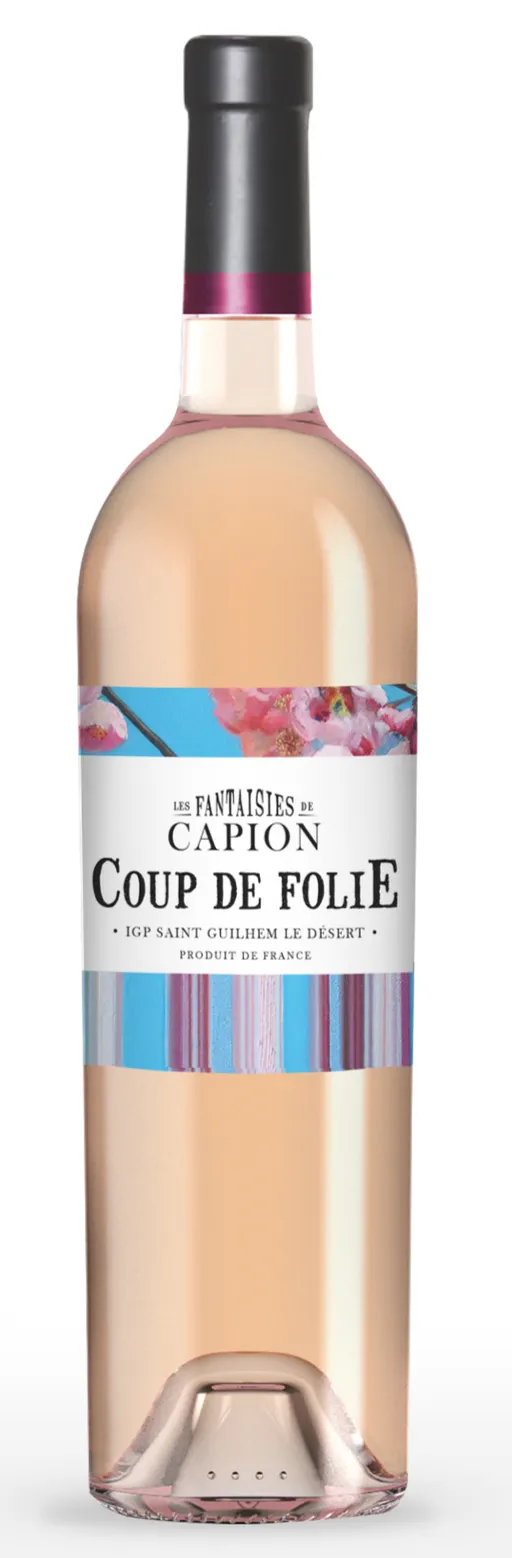 Château Capion LES FANTAISIES DE CAPION, Rosé, 2016, Saint-Guilhem-le-Désert. Bottle image