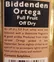 BIDDENDEN VINEYARDS, Ortega, Blanc, 2021, English Quality Wine. Contre-étiquette