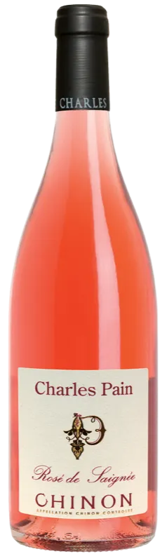 DOMAINE CHARLES PAIN, Rose De Saignee, Rosado, 2022, Chinon. Imagen de botella