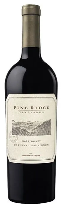 Pine Ridge Vineyards, Cabernet Sauvignon, Rosso, 2018, Napa Valley. Immagine della bottiglia