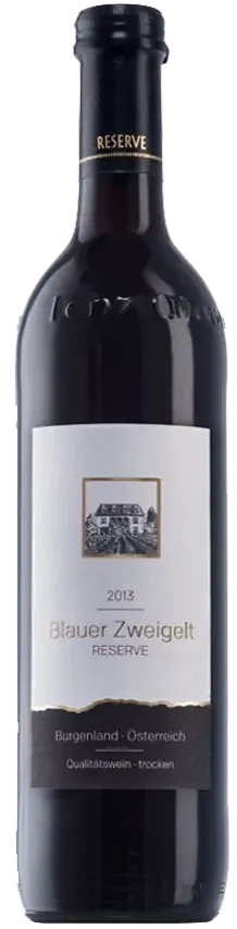 Weinkellerei Lenz Moser Hofer, Blauer Zweigelt, Reserve, Rot, NV, Burgenland. Flaschenabbildung