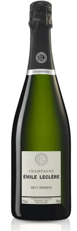 SCEA CHAMPAGNE EMILE LECLERE Champagne Émile Leclère, RESERVE, White, NV, Champagne. Bottle image