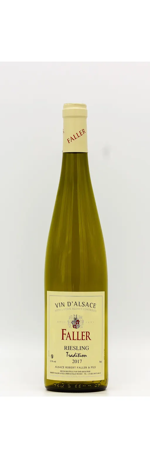 Robert Faller et Fils, Riesling Tradition, White, 2021, Alsace ou Vin d'Alsace. Bottle image