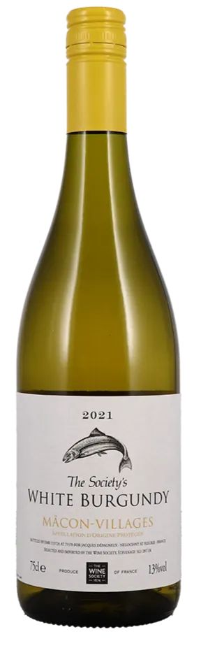 Jacques Depagneux The Society's, Bianco, 2021, Mâcon Villages. Immagine della bottiglia