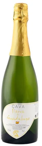BODEGAS RUIZ TORRES SA SIERRA DE GUADALUPE, White, NV, Cava. Bottle image
