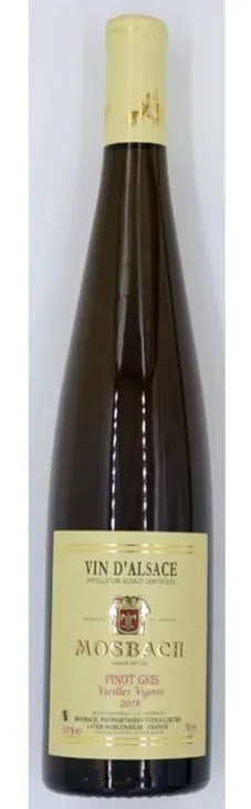 Vins d'Alsace Mosbach Pinot Gris Cuvée Particulière Mosbach, White, 2018, Alsace ou Vin d'Alsace. Bottle image