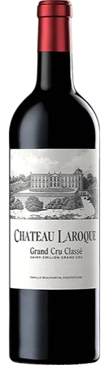 SCA FAMILLE BEAUMARTIN Château Laroque, Rouge, 2018, Saint-Emilion grand cru. Image de la bouteille