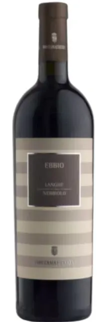 Fontanafredda Ebbio, Tinto, 2020, Langhe. Imagen de botella