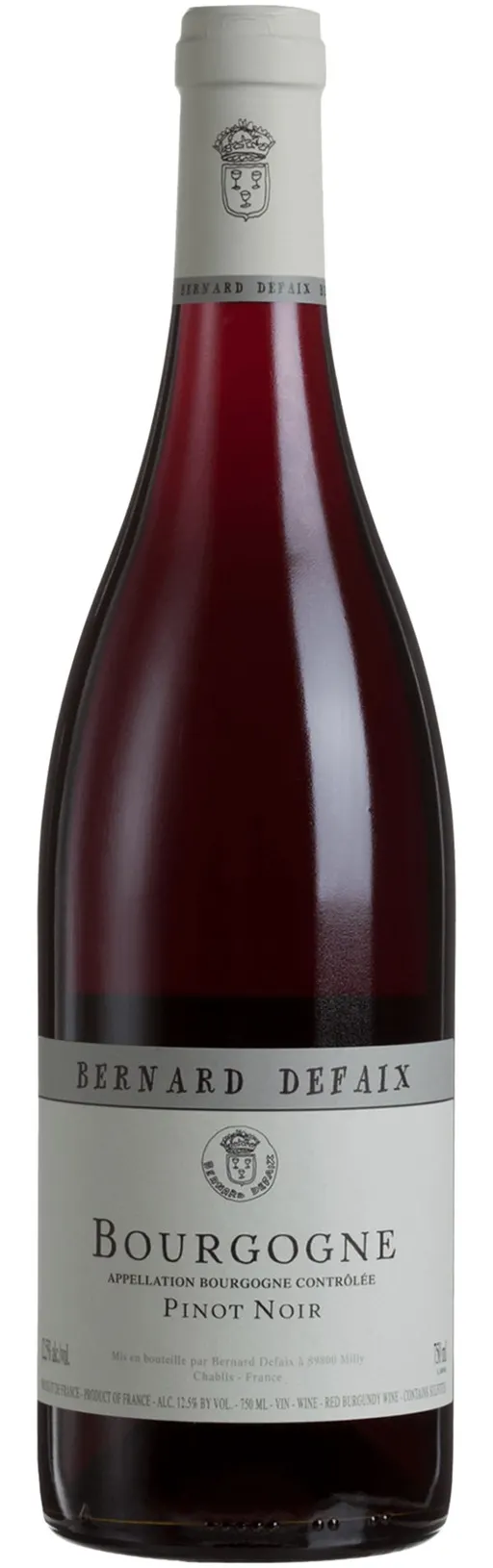 Domaine Bernard Defaix Bernard Defaix, Red, 2018, Bourgogne. Bottle image