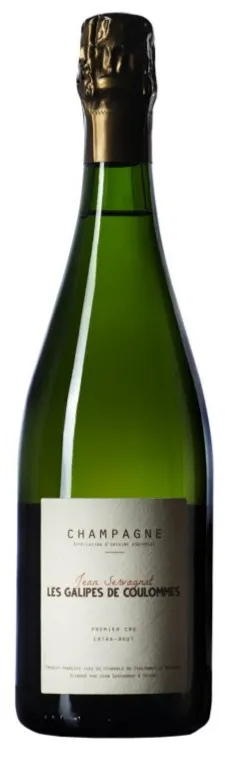 Jean Servagnat Les galipes de Coulommes, White, NV, Champagne premier cru. Bottle image