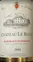 SCEA DES DOMAINES FONTANA (GENSAC) Château Le Bédat, Red, 2018, Bordeaux supérieur. Front label