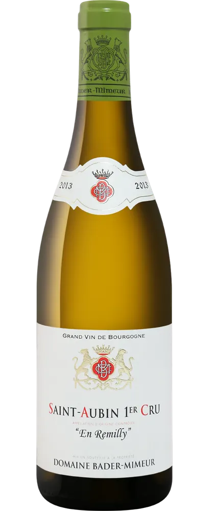 Bader-Mimeur En Remilly, White, 2013, Saint-Aubin premier cru. Bottle image