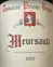 SOC CIV DOMAINE HERITIERS LOUIS JADOT Domaine Prieur-Brunet, Weiß, 2017, Meursault. Das vordere Etikett