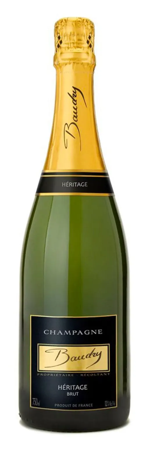 VIGNOBLES BAUDRY (NEUVILLE-SUR-SEINE) Baudry, HERITAGE, White, NV, Champagne. Bottle image
