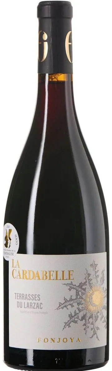 Fonjoya La Cardabelle, Tinto, 2017, Terrasses du Larzac. Imagen de botella