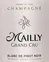 Mailly Grand Cru, Blanc de Pinot Noir, White, NV, Champagne. Front label