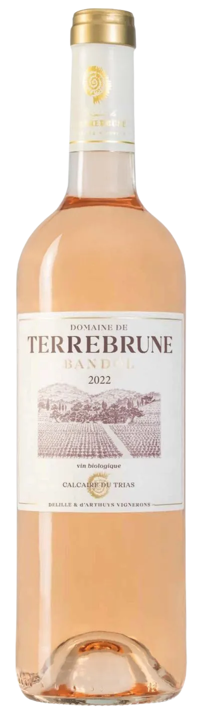 TERREBRUNE Domaine de Terrebrune, Rosado, 2022, Bandol. Imagen de botella