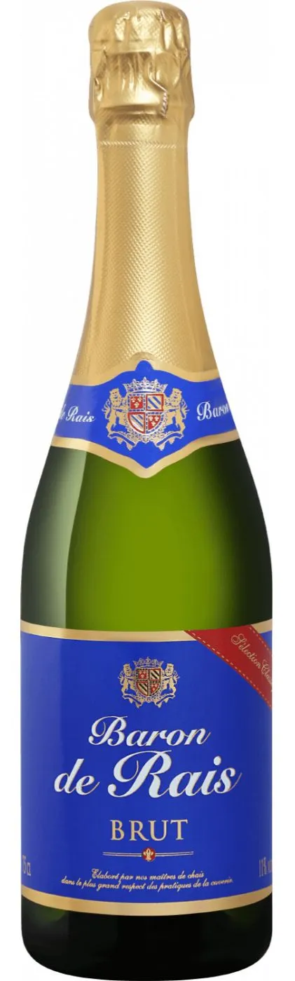 STEF MAILLARD PERE ET FILS) Baron de Rais, Weiß, NV, Champagne. Flaschenabbildung