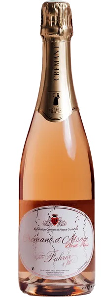Domaine Sylvie Fahrer & Fils, Rosé, NV, Crémant d’Alsace. Bottle image