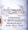 EARL BONALGUE SAINT-GERMAIN (SAINT-GERMAIN-DU-PUCH) Chateau Le Bonalguet, Red, 2021, Bordeaux. Front label