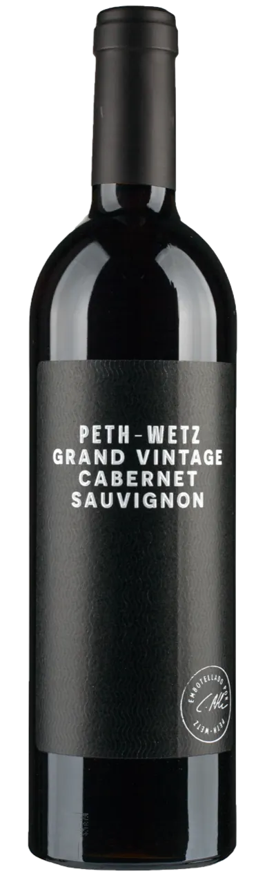 Peth-Wetz, Grand Vintage Cabernet Sauvignon, Rosso, 2020. Immagine della bottiglia