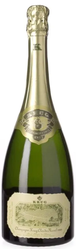 CHAMP RUINART KRUG V FINS DE CHAMPAGNE Clos du Mesnil, White, 1989, Champagne. Bottle image