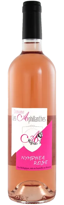 EARL LES GALETS (TRAVAILLAN) Nymphéa rose, Rosé, 2022, Côtes du Rhône. Image de la bouteille